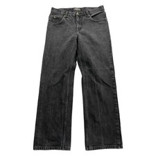 Vintage Lee Jeans Hose W34 L30  Schwarz  Ranger  Schrittlänge 74 cm