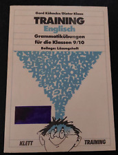 Lehrbuch: Englisch Training, Grammatikübungen Klasse 9/10, m. Lösungsheft, 1986