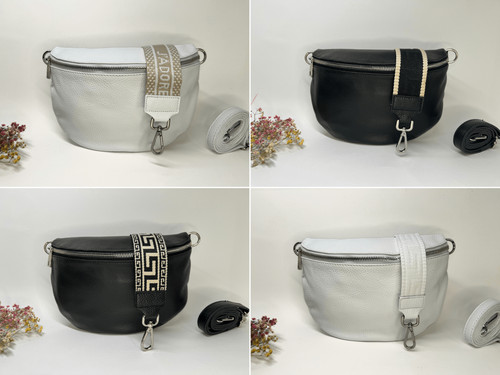 Echtleder bauchtasche - echtleder,