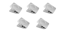 Magnetklammer Magnetclip Pinnwand Magnet Kühlschrankmagnet 30x30mm 5 Stück
