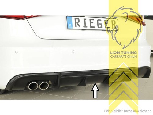 Rieger heckansatz heckspoiler - heckansatz,