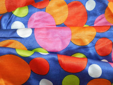 Karneval-Stoff bunte Punkte L