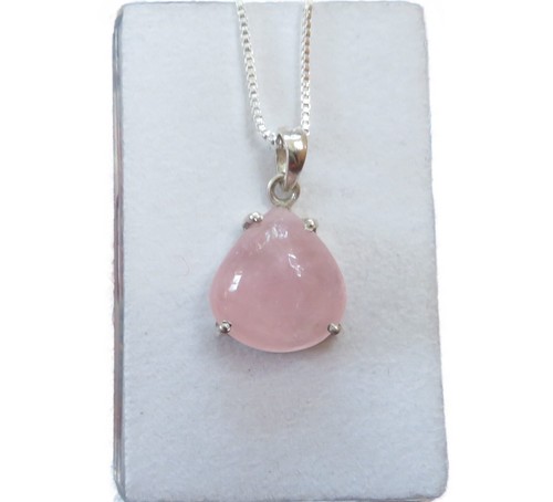Morganit cabochon anhänger - morganit,