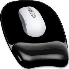 Mauspad Gelkissen Ergonomisches Mousepad Office Büro Homeoffice Schwarz Retoo