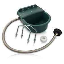Tränkebecken 4 ltr. mit Anschlussset IBC Viehtränke Weidetränke Schwimmertränke