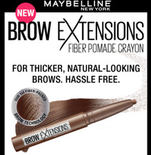 MAYBELLINE Brow Extensions - Augenbrauenfaser Xtensions Pomade Buntstift Stift
