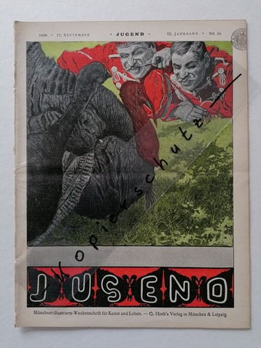 Original zeitschrift jugend - zeitschrift,