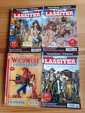 4 Lassiter u. Wildwest 3 x 64 Seiten, 4-er Set, Wildwestroman Western Konvolut 