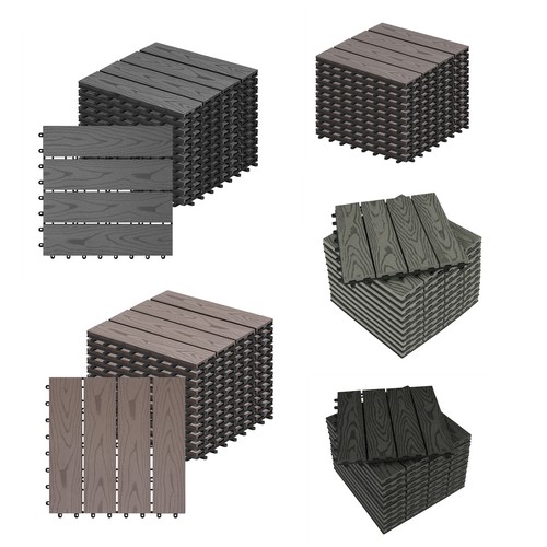 22x wpc terrassenfliesen - 11/22x,
