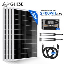 600W Mono Solaranlage