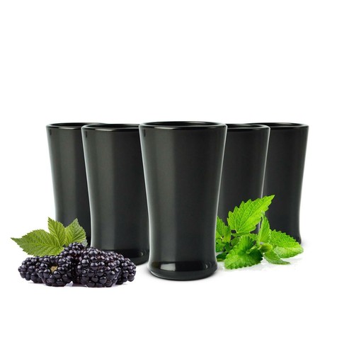 Schwarze schnapsgläser - 6,