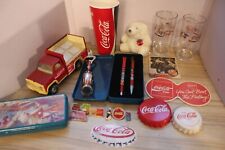 23 T.Coca-Cola Konvolut Sammler  Vintage 90er Jahre Auto Füller Pins Gläser
