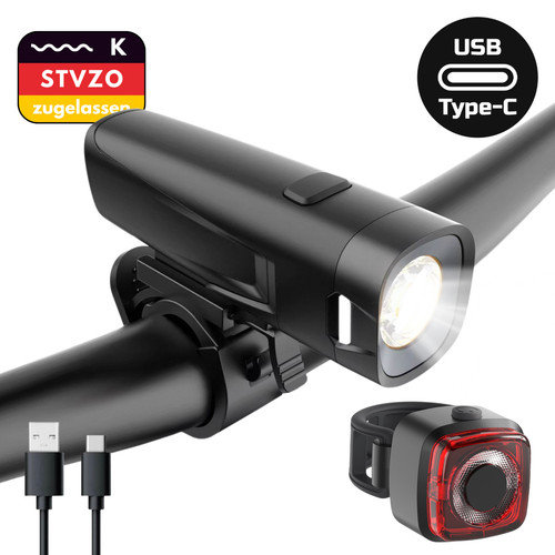 Fahrradlicht set stvzo led - fahrradlicht, usb