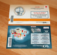 Mr. Driller Drill Spirits Brain Age NintendoDS Club Nintendo Flyer AD Point Card