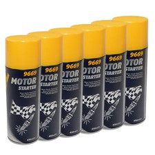Motor Starter Starthilfe 6 x 450 ml Spray MANNOL Kaltstart Startpilot Start Fix