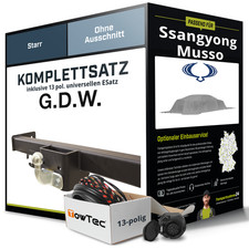 Anhängerkupplung starr für