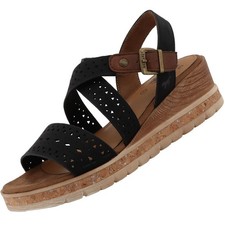 Mustang damen keil sandalette - damen, keil-sandalette