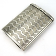 WILHELM MÜLLER Streichholzdose 830er Silber Streichholzetui Art Deco 30er Jahre