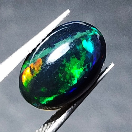 äthiopischer schwarzopal oval - Äthiopischer,