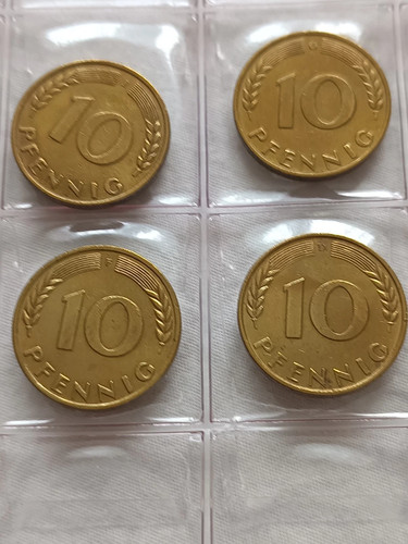 Brd pfennig set 1950 - 1950, dfgj