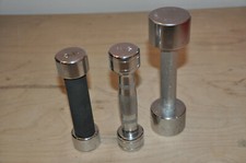 Kurzhanteln 2x1kg 1x2kg Metall Eisen Hanteln Fitness Aerobic Chrom Gewichte 