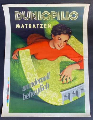 Frühe dunlopillo werbung - dunlopillo,