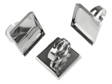 Ringrohlinge in silberfarben