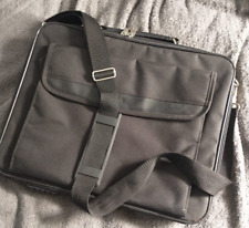 15" Traditionelle Laptop/Notebook Tasche | Schultergurt | Schwarz | Low Key