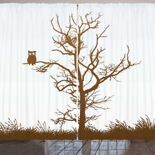 Eule Rustikale Gardine Owl