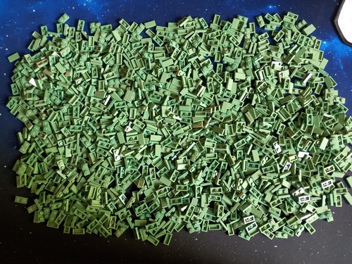 Lego 1x2 grüne platten und - lego,