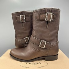 Prada braune Hirschleder