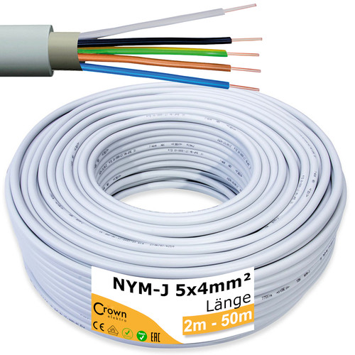 Nym kabel 5x4mm - kabel, |