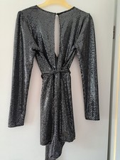 Glitzer Party Jumpsuit Gr 36