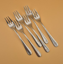 WMF Luzern 6 Kuchengabeln Note 4 Cromargan