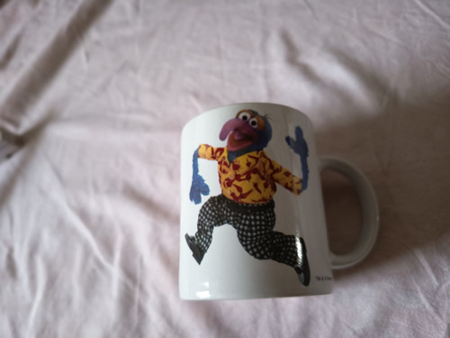 Tasse weiß grobi kermit - tasse,