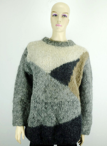 Pullover 80er chunky - pullover, mohair