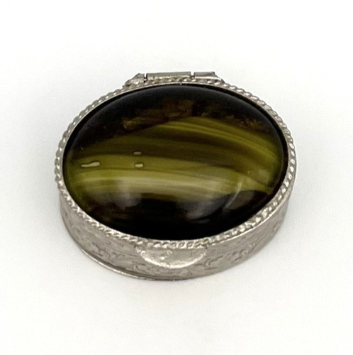 Vintage pillendose schmuckbox - vintage,