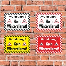 Schild Achtung Kein