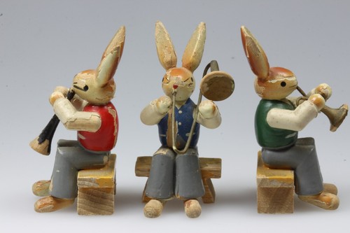 Erzgebirge figuren hasen - erzgebirge,