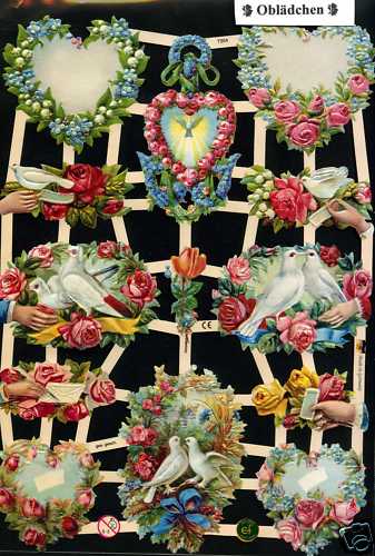 Glanzbilder ef 7354 blumen - glanzbilder,