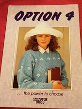 Option 4-Muster Heft für Maschinenstricken