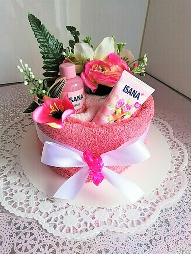 Handtuchtorte als geschenk - handtuchtorte,