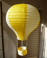 Deko Heißluftballon, Lampion