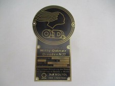 Typenschild schild willy - schild,