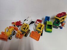 Lego Duplo Fahrzeug Auto LKW Bagger Feuerwehr Polizei Transporter