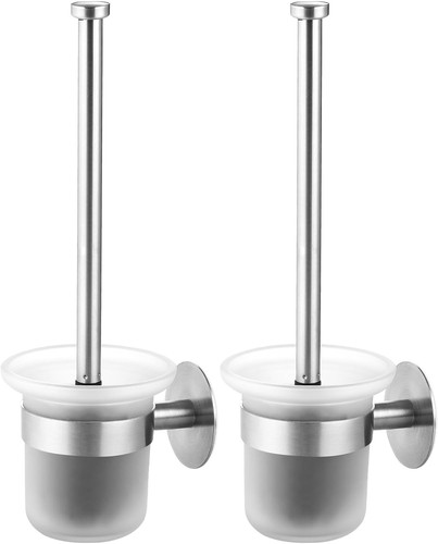 Edelstahl bürste mit glas - edelstahl,