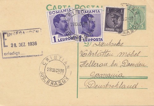 Rumänien 1936 christian - rumänien:,