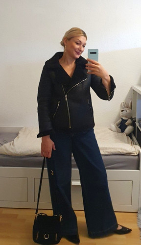 City damen lederjacke - damen,