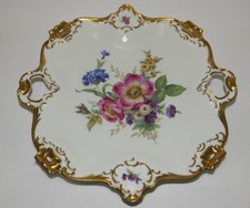 Eckige Porzellan Prunkteller