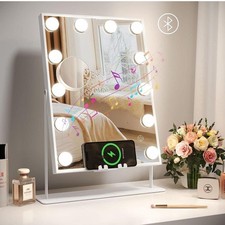 Hansong Lautsprecher Make -up -Spiegel mit drahtlosen Hollywood -Make -up